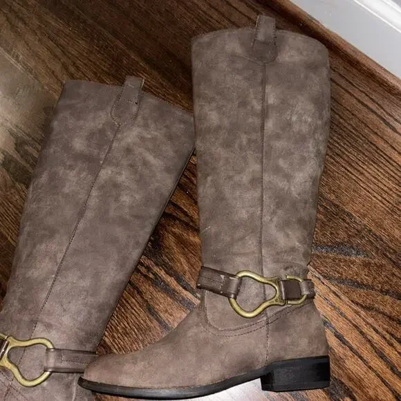 🔥🔥FIRE SALE🔥🔥 JOCKEY faux suede knee high bootss - Picture 3 of 8